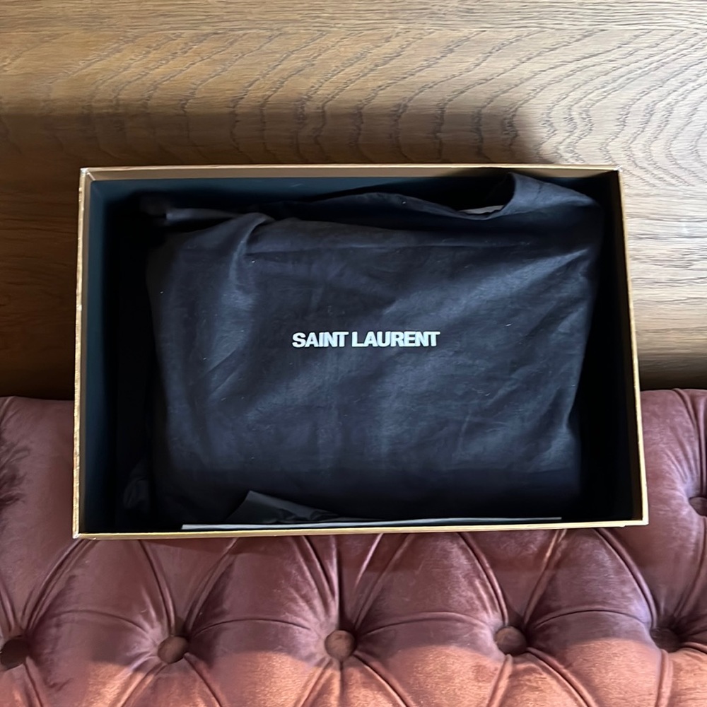 YSL MEDIUM ENVELOPE FLAP BAG - lightly used, no damage- original package